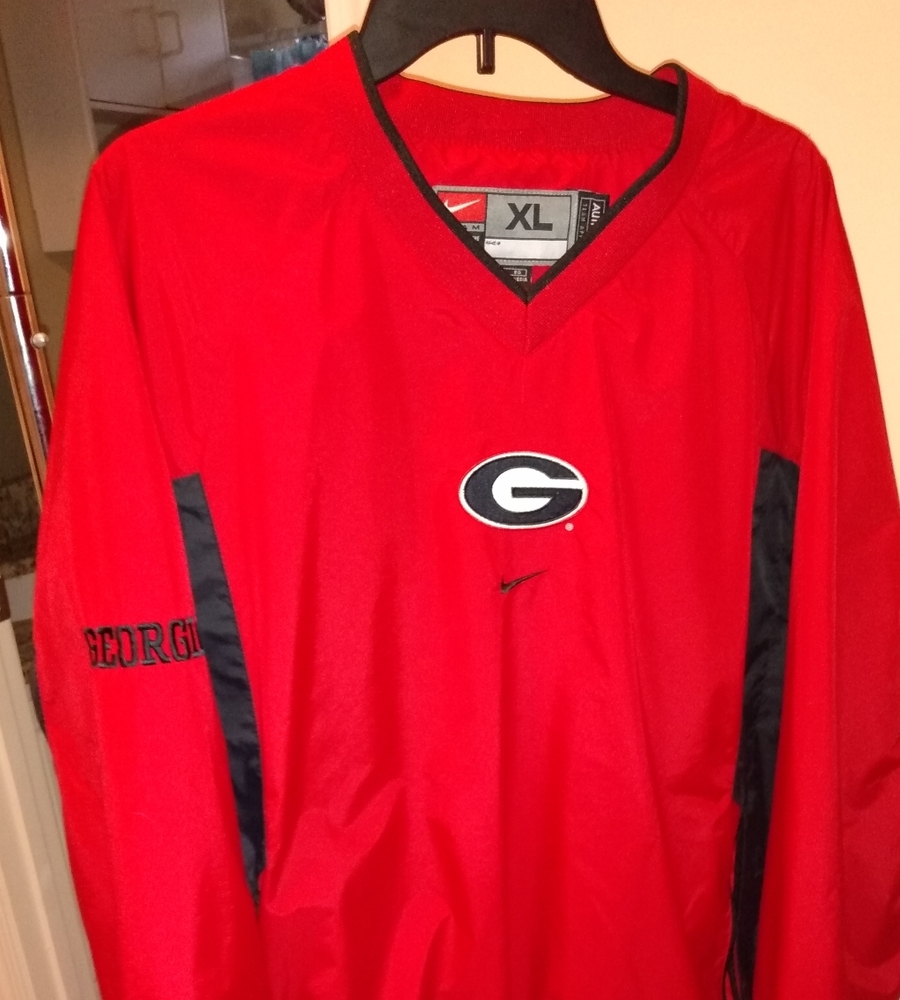 XL men's Georgia bulldog Nike pullover authentic